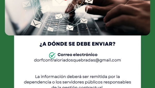 DONDE SE DEBE ENVIAR LA INFORMACION CONTRACTUAL